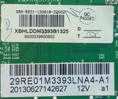 MAIN PARA TV RCA / NUMERO DE PARTE 29RE01M3393LNA4-A1 / LD.M3393.B / XBH-RE01-130618-ZQ502 / XBHLDDM3393B1325 / 20130627142627 / MODELO LED29B30RQ - Imagen 3